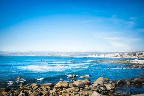Pacific ocean in Chile Stock Photos
