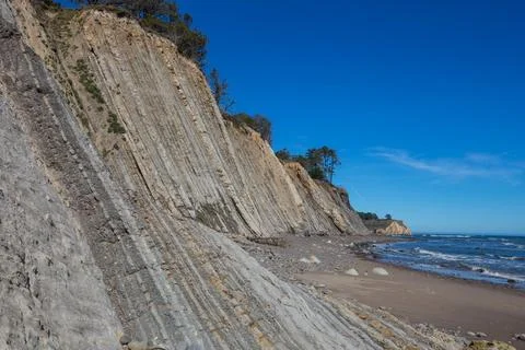 Pacific ocean coast Stock Photos