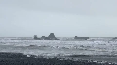 Pacific ocean coast United States. Pacific Northwest coast. Stock Footage 229371453