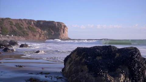 Pacific Ocean coastline Stock Footage 145775456