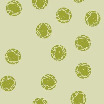 Pacific ocean map glyph vector seamless pattern イラスト素材