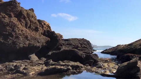 The Pacific Ocean at the Point Lobos State Natural Reserve Stock-Footage 69055031