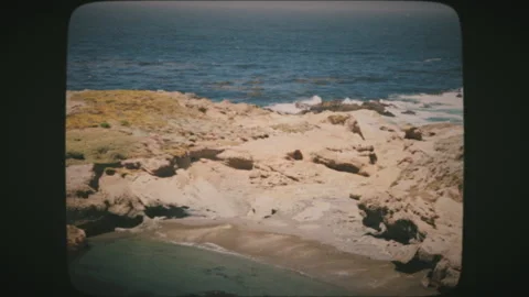 The Pacific Ocean at the Point Lobos State Natural Reserve, California, Unite Stock Footage 136731888