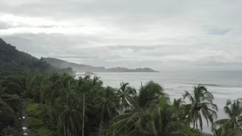 Pacific ocean side reveal Stock Footage 120201647