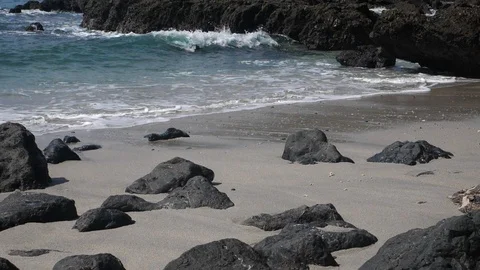 Pacific Ocean SloMo Waves Stock Footage 88837845