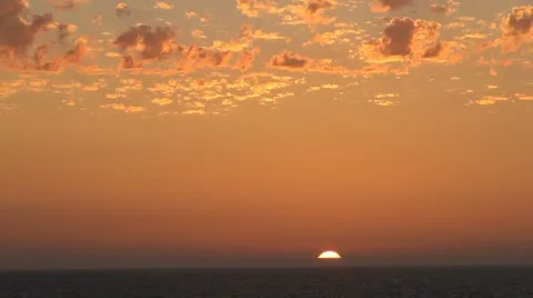 Pacific Ocean Sunset Vídeo Stock 16198945
