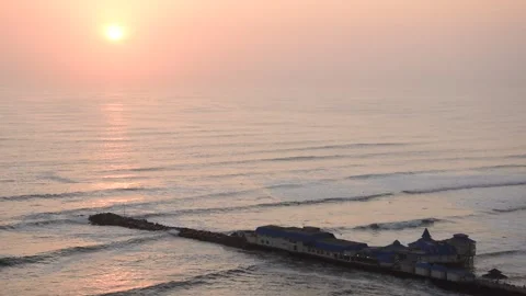 Pacific ocean at sunset Stock-Footage 143324582