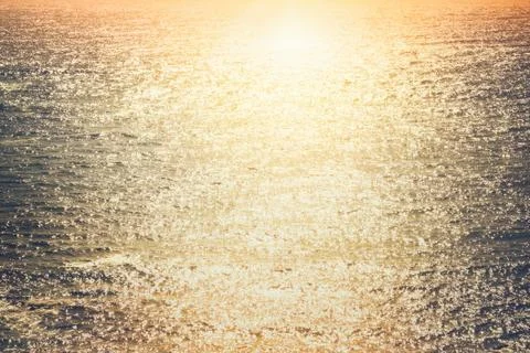 Pacific ocean at sunset Stock Photos