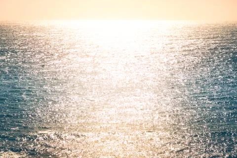 Pacific ocean at sunset Stock Photos