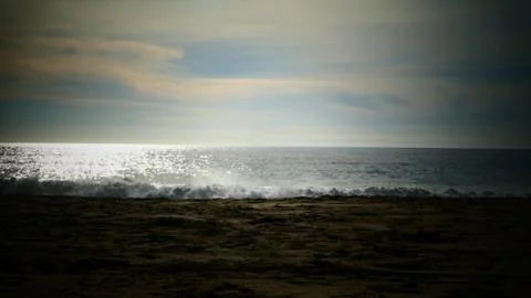 Pacific ocean tide Stock Photos