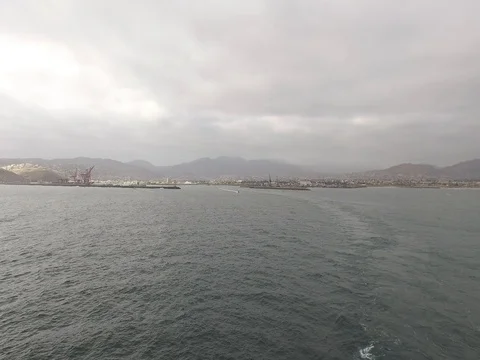 Pacific Ocean View of Mexico - 4k footage Video stock 76580930