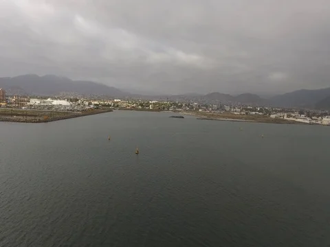 Pacific Ocean View of Mexico - 4k footage Video stock 76580940