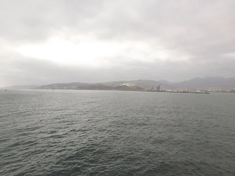 Pacific Ocean View of Mexico - 4k footage Video stock 76580948