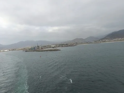 Pacific Ocean View of Mexico - 4k footage Video stock 76580998