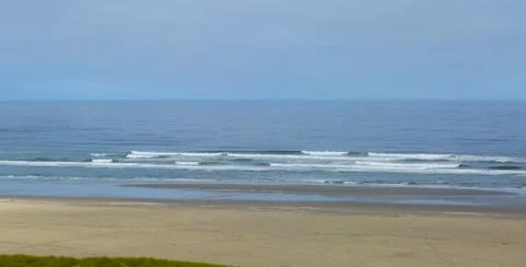 Pacific ocean, view Seaside OR , West Coast,  USA Stock Photos