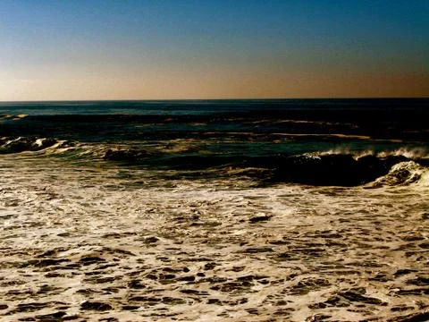 Pacific ocean waves-1 Stock Photos