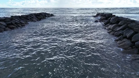 Pacific Ocean Waves Stockbeeldmateriaal 254997752