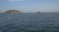 Pacific Ocean's islands with Panama City behind them 4k or 4k+ Resolution