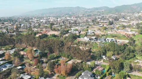 Pacific Palisades One Year After the Fire 스톡 동영상 325318432