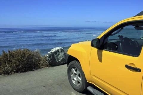 At pacific Foto stock