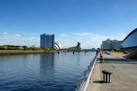 Pacific quay Foto stock