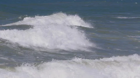 Pacific Storm Surf Stock Footage 41392384