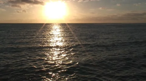 Pacific sunset 1 Stock Footage 8514147