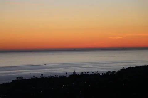 Pacific Sunset Stock Photos