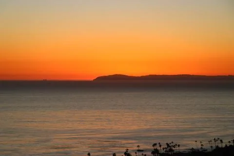 Pacific Sunset Stock Photos