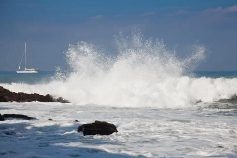 Pacific waves Stock Photos