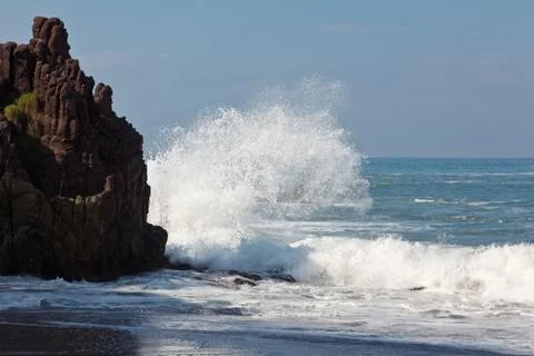 Pacific waves Stock Photos