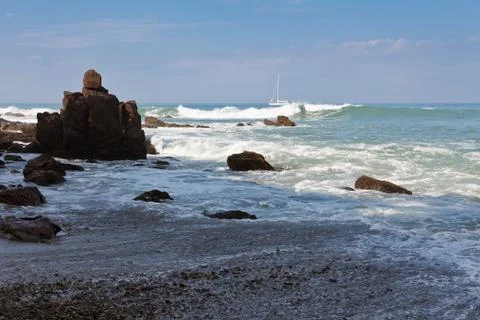 Pacific waves Stock Photos