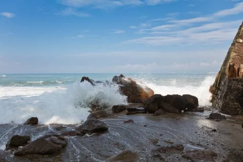 Pacific waves Stock Photos