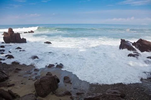 Pacific waves Stock Photos