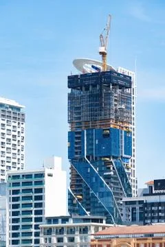 The Pacifica building construction Stock Photos