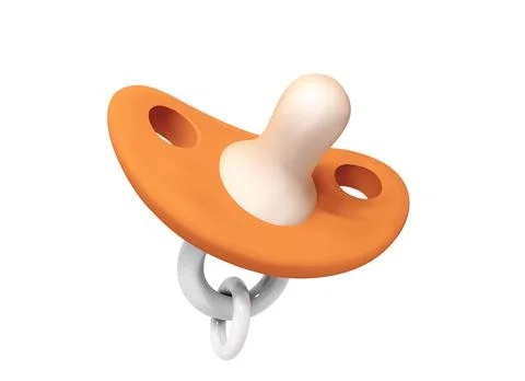 Pacifier 3D icon Stock-Illustration
