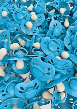 Pacifier boys background Иллюстрация