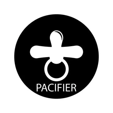 Pacifier icon vector Stock Illustration