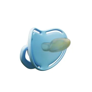 Pacifier isolated on white Stock Illustration