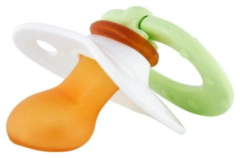 Pacifier on white Stock Photos