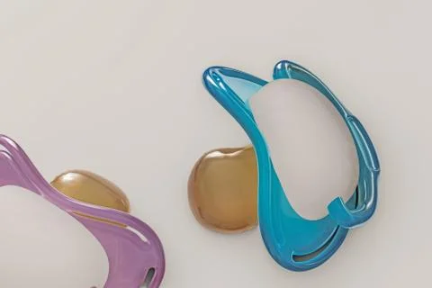 Pacifiers Stock Illustration