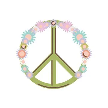 Pacifism and peace Stock Illustration