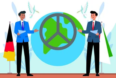 Pacifism Concept Illustration Stock Illustration