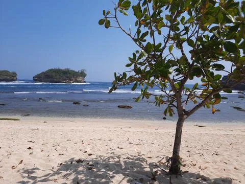 Pacitan beach east java Indonesia Stock Photos