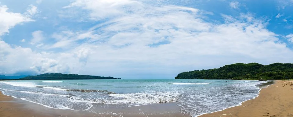 Pacitan beach in Java, Indonesia. 库存照片