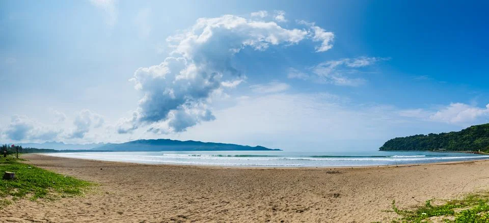 Pacitan beach in Java, Indonesia. Photos