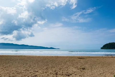 Pacitan beach in Java, Indonesia. 스톡 사진