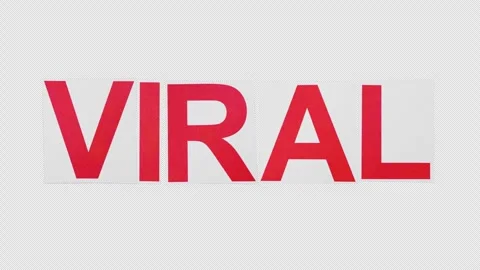 Pack Of 2 Viral Stop Motion Paper Letters On Alpha Channel 스톡 동영상 303558383