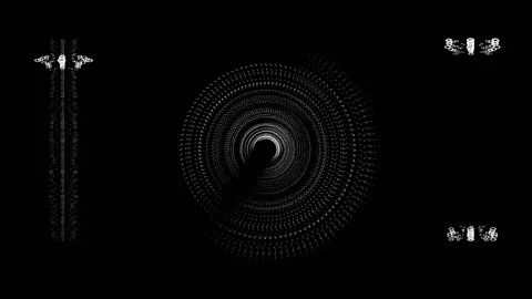 Pack of 3 abstract animated progress icons Stock Footage 220079046