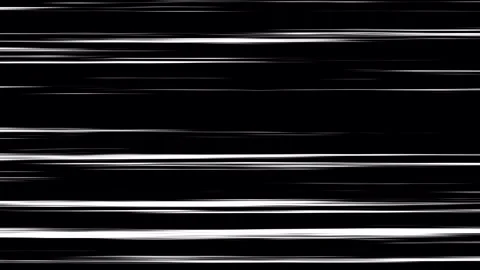 Pack of 4 Anime Comic Speed Lines, Fast Horizontal, Diagonal, Velocity, White Video stock 302310757